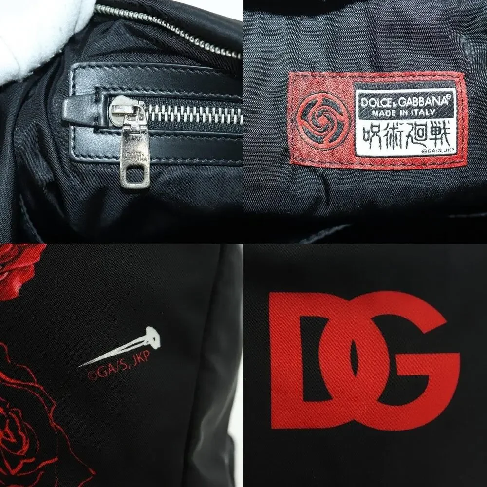Dolce & Gabbana Nylon D&g x Jujutsu Kaisen Nobara Clutch Bag Black